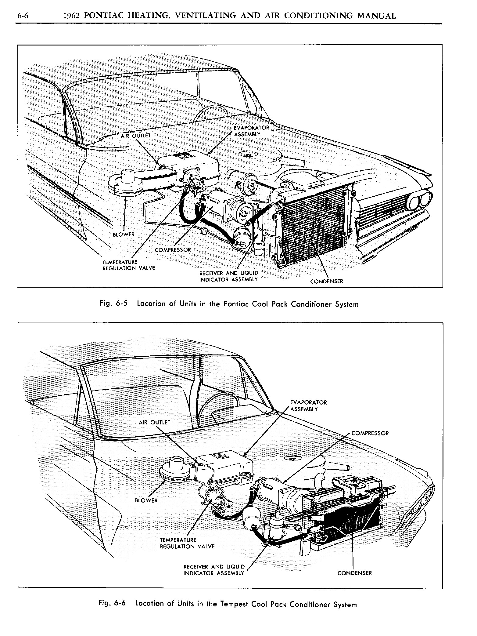1962 Pontiac Tempest Heater AC Manual Cool Pack Page 6